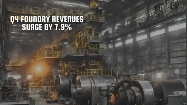 Q4 Foundry Revenues Surge by 7.9%